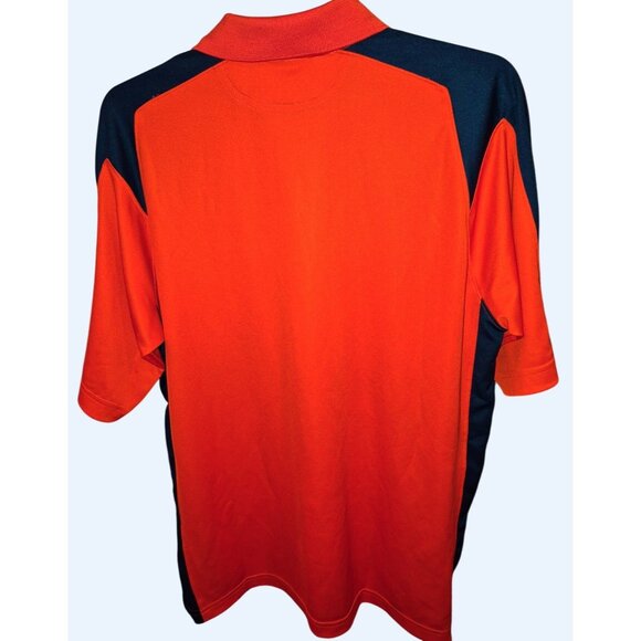 Under Armour Mens Loose Fit Polo Shirt Orange & Black Size S - Picture 5 of 6